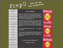 Tablet Screenshot of prepututor.com